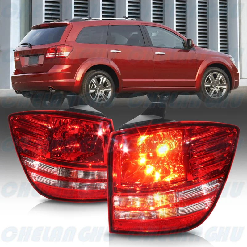 

For Dodge Journey 2009 2010 2011 Car accessories 1 Pair Halogen Tail Light Rear Lamp Brake Light