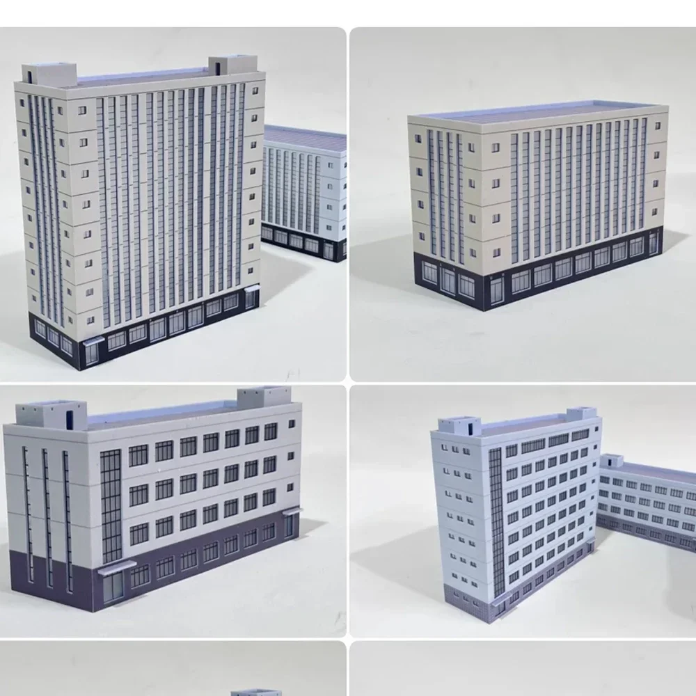 N Scale 1/150 Plastic Building Scene Model waterproof Modern City Sand Table Material Technology Park Industrial Park