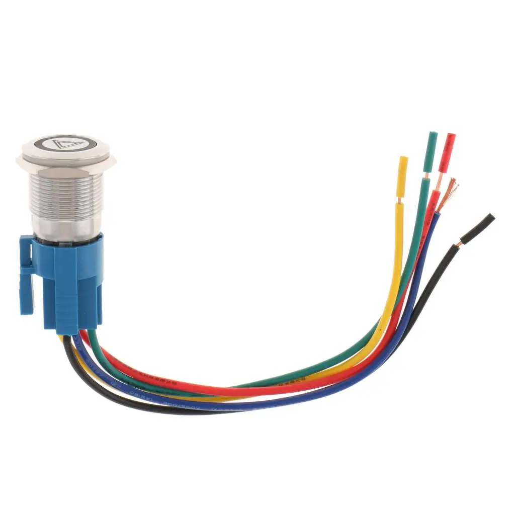 LED Voltage Hazard Warning Light Switch Flash Light Switch, LED Voltage: 12V