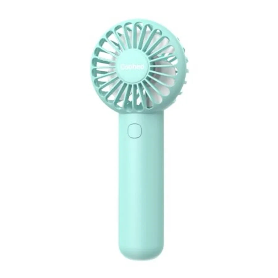

Mini Handheld Fan, Small Cute Design, 3 Powerful Speeds, USB Rechargeable Battery Operated, Portable Personal Fan with Base and