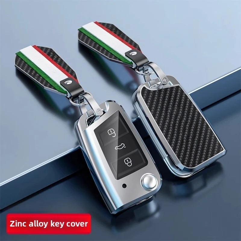 حافظة مفاتيح شفافة للسيارة غطاء حماية لجهاز التحكم عن بعد لسيارة VW Volkswagen Golf 8 ID.3 ID.4 سكودا اوكتافيا A8 MK4 MK8 GTI R #4