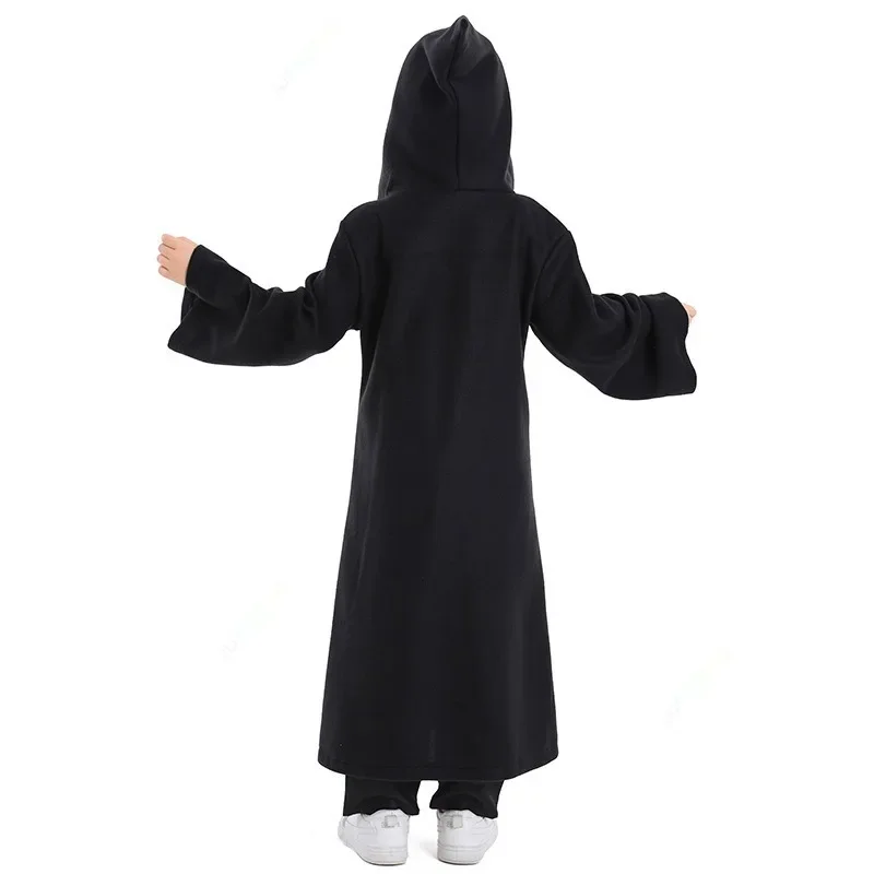 New Children's Halloween Costume Magic Robe Cosplay Festive Atmosphere School Party Performance British Magician Robe Costume