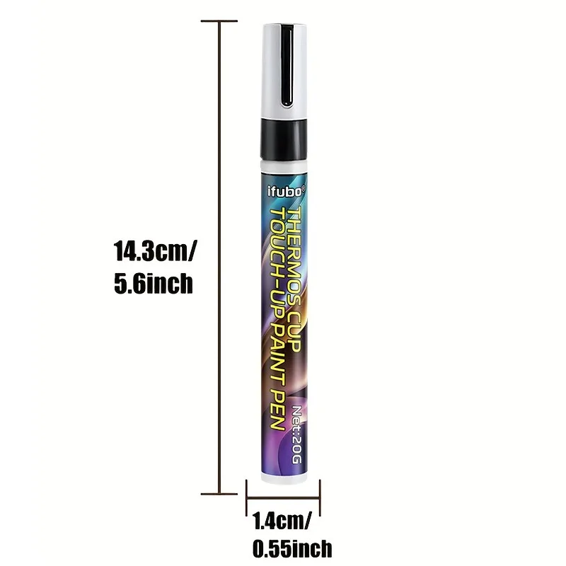 Multi-Purpose Stainless Steel Paint Pen: Repairs Bathtubs, Towel Racks & Auto Hub Scratches
