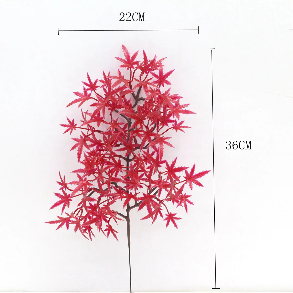 

4pcs Simulation Maple Leaf Decor Artificial Plant For Christmas Tree Wedding Home Party Diy Arrangement Accessory Lifelike Fake