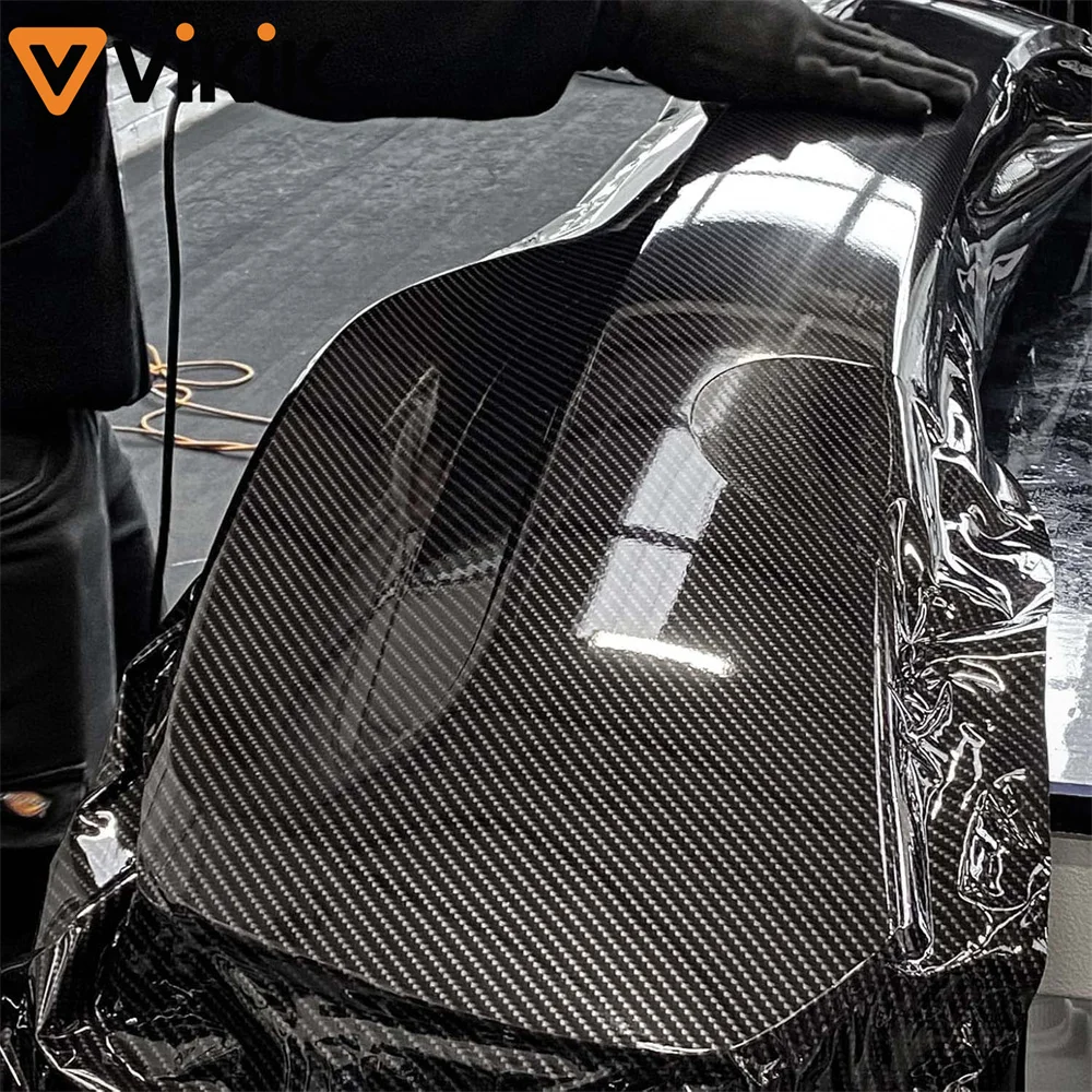 Ultra PET Gloss 6D Carbon Fiber Vinyl Film Sticker Waterproof for Car Wraps Computer Skin Phone Motorcycle