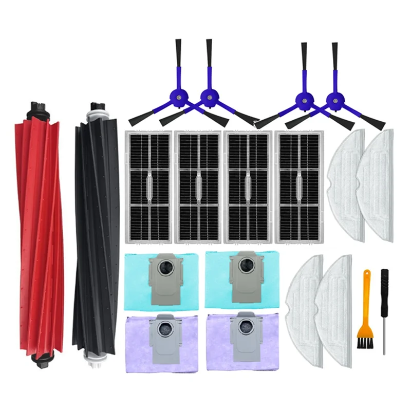 【Shopper’S Favorite】1Set Replacement Parts For Roborock S8 Pro Ultra Side Brush Filter Mop Cloth Dust Bags For Roborock S8/S8+ V