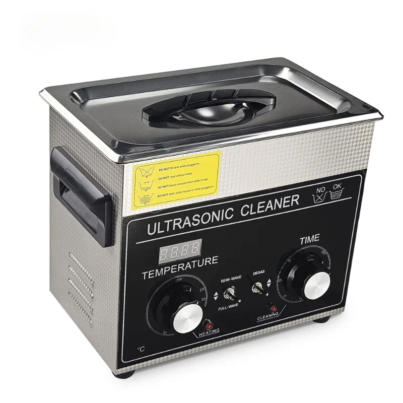 Mechanical Degassing Wave Adjustable Ultrasonic Jewelry Cleaning Machine 3L Ultrasonic Cleaner