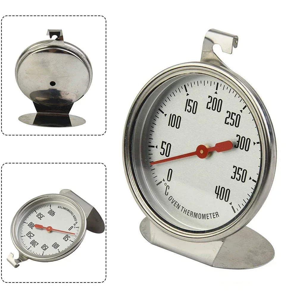 Stainless Steel Oven Thermometer  Kitchen Food Temperature Meter Gauge Measuring Range  0 To 400 ° C