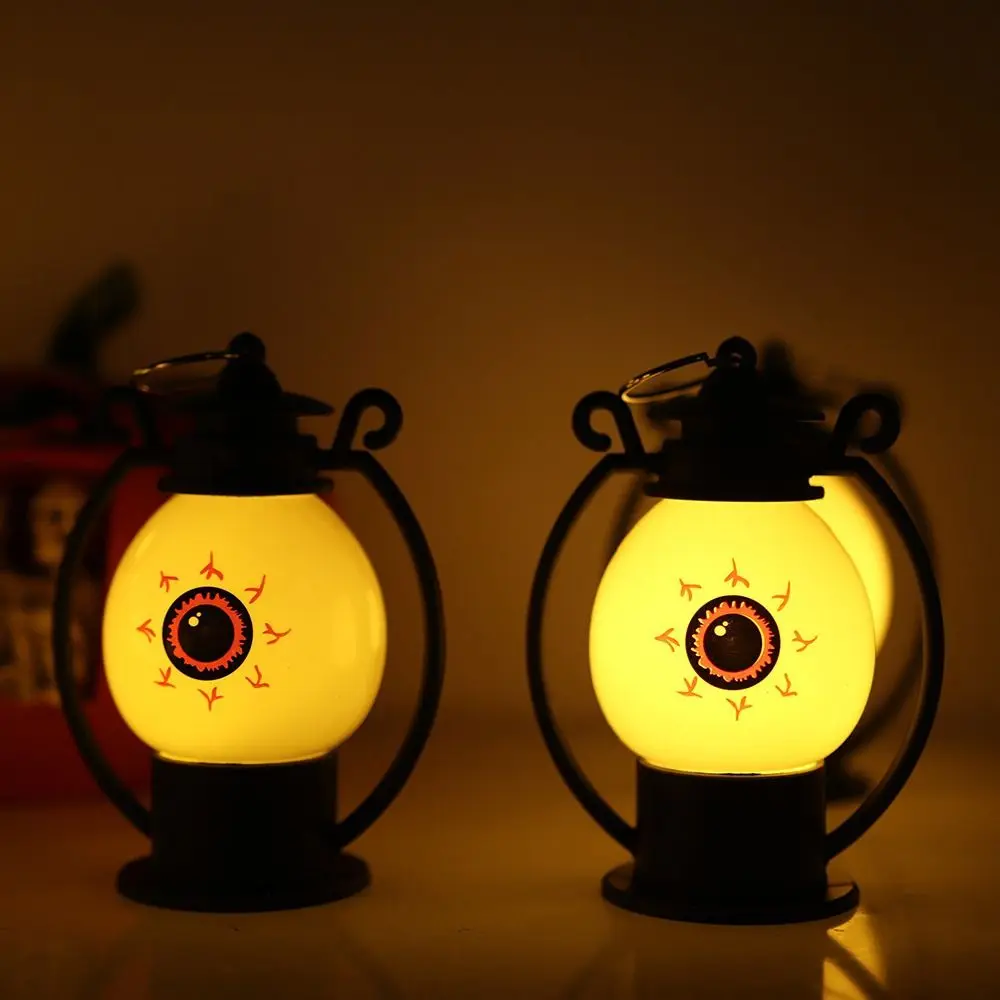 Led Pumpkin Electronic Candle Light Props Retro Halloween Wind Lantern Night Light Creative Festival Decoration Props