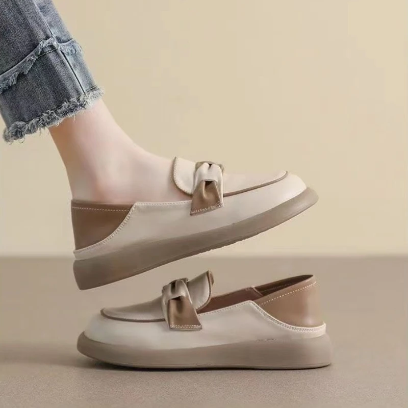 Runde Zehen Damen flache Schuhe lässig koreanischen Stil Damenschuhe mit heißen trend igen Frühling auf Promotion billige Liquidation