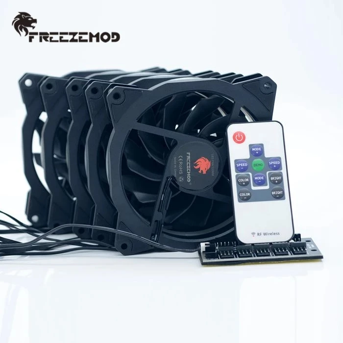 

FREEZEMOD 12CM PC CPU Cooling Fan Supports AURA Synchronous Hydraulic Bearing 120 RGB Case Fan