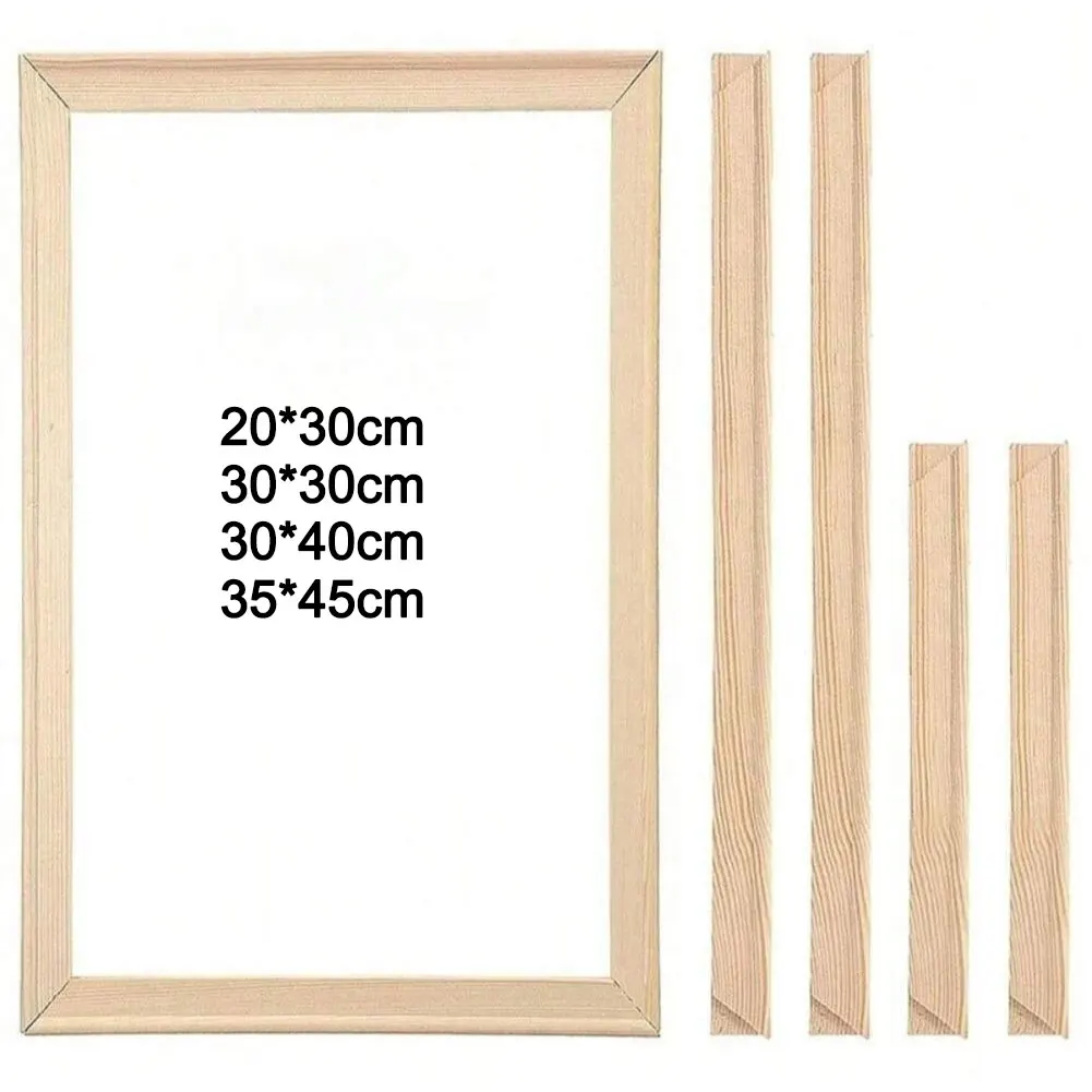 DIY Wooden Frame Canvas Oil Painting Frames 20x30CM 30x30CM 30x40CM 35x45CM For Oil Paintings Wall Art Frame
