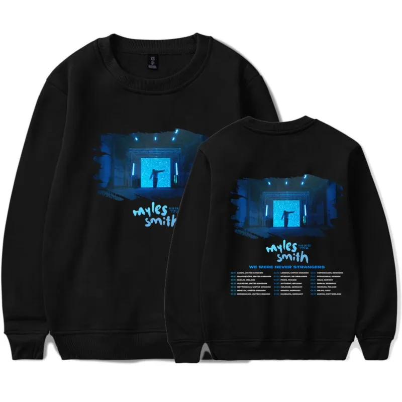 

Myles Smith 2025 Tour Long Sleeve Crewneck Sweatshirt Merch For Women/Men Unisex Winter Fashion Streetwear