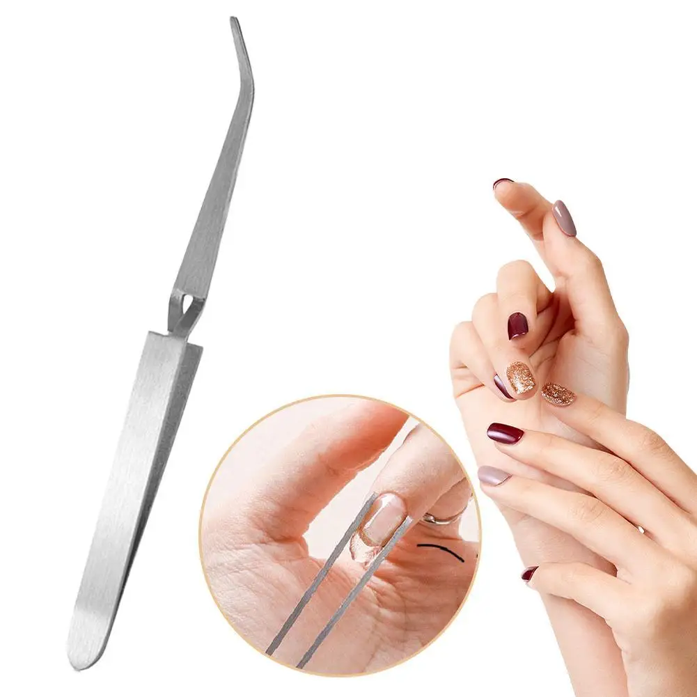 

1pcs Nail Professional Tools Multi-Function Nail Art Rhinestones Decoration Picking Clip Nipper Stainless Steel Tweezers