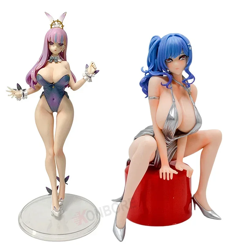 27cm Azur Lane Plymouth Bunny Girl Sexy Anime Figure Hentai St Louis Dress Action Figure Chen Hai Figurine Adult Model Doll Toys