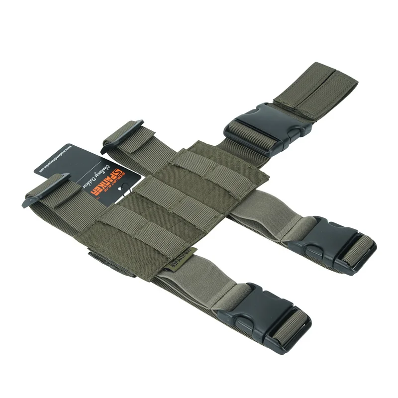 Tactical Drop Leg Panel with Pistol Holster Hunting Hanging Suit Right Hand Pistol Holsters Molle Pistol Accessories