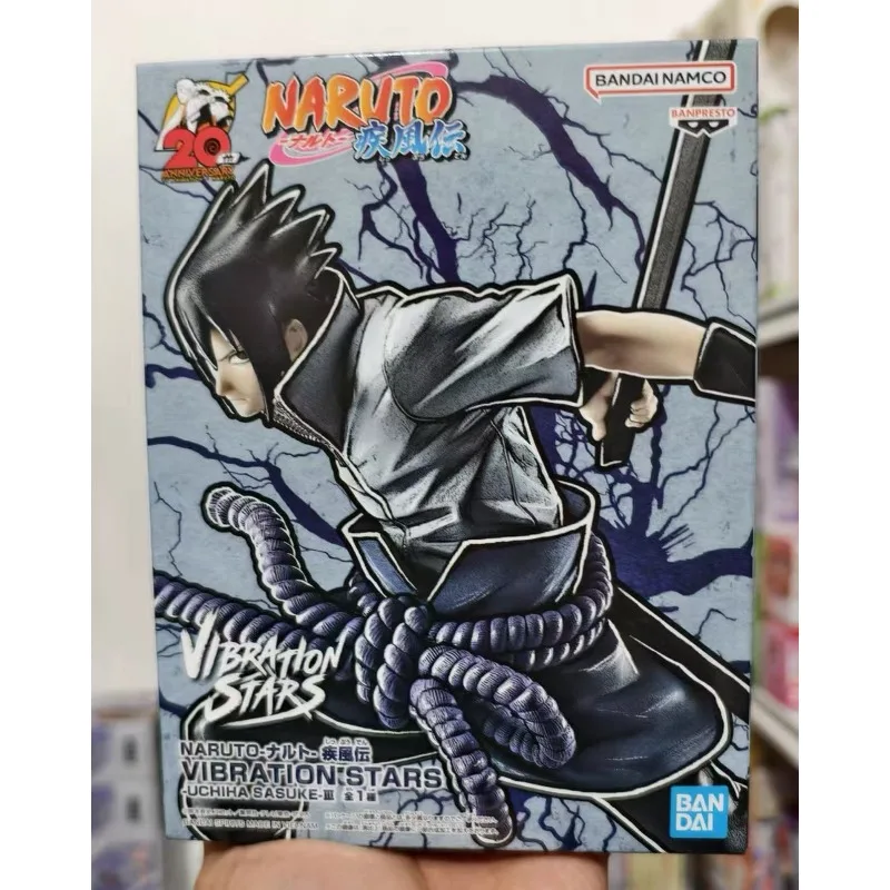 

В наличии Оригинальная фигурка BANPRESTO NARUTO Shippuden VIBRATION STARS Учиха Саске, 13 см, ПВХ, аниме-фигурка, игрушка, подарок, украшение