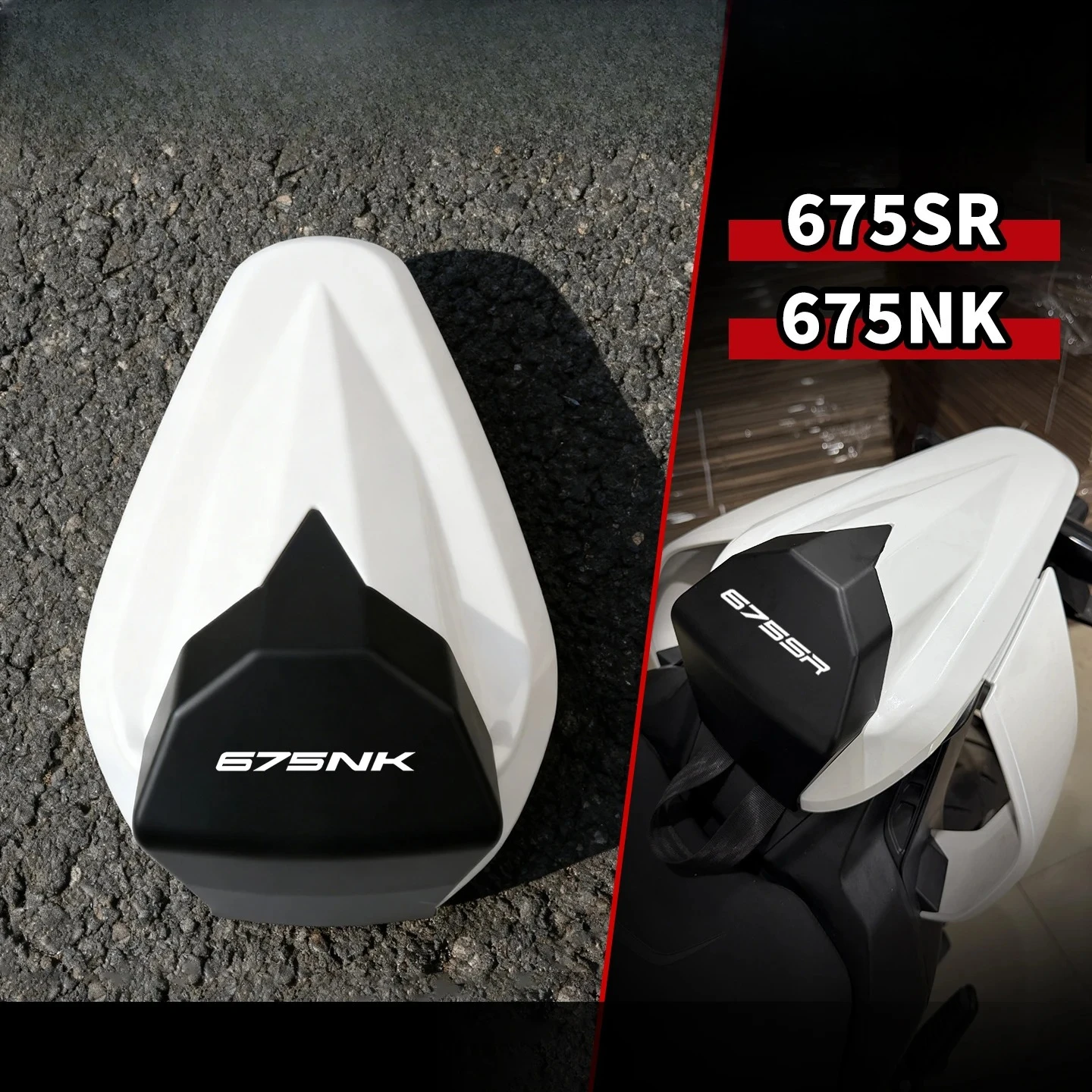 

Fit For 675SR 675NK 675 SR 675 NK 2024 2025 2026 Motorcycle Accessories Rear Passneger Seat Cover Tail Section Fairing Cowl