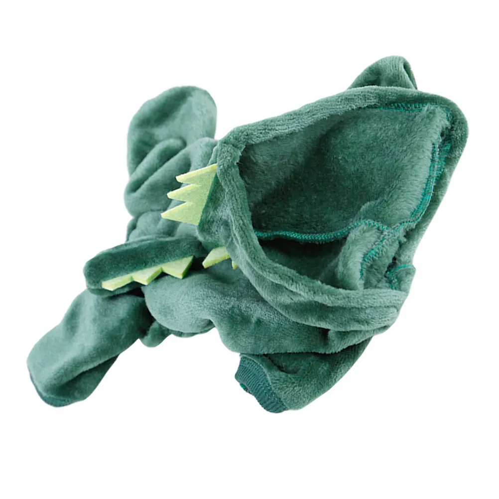 

Comfortable Dinosaur Designed Dog Apparel Coral Fleece Pet Clothing Warm Costume Outfit Dog Jumpsuit Pet Garment
