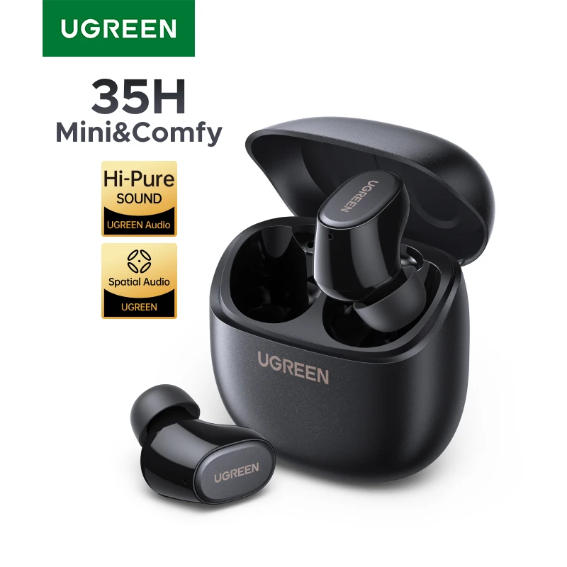 UGREEN Dots Wireless Earbuds Bluetooth 6.0 in Ear Buds Light Weight Headphones,Deep Bass Sound, 35H Play, Earphones With APP