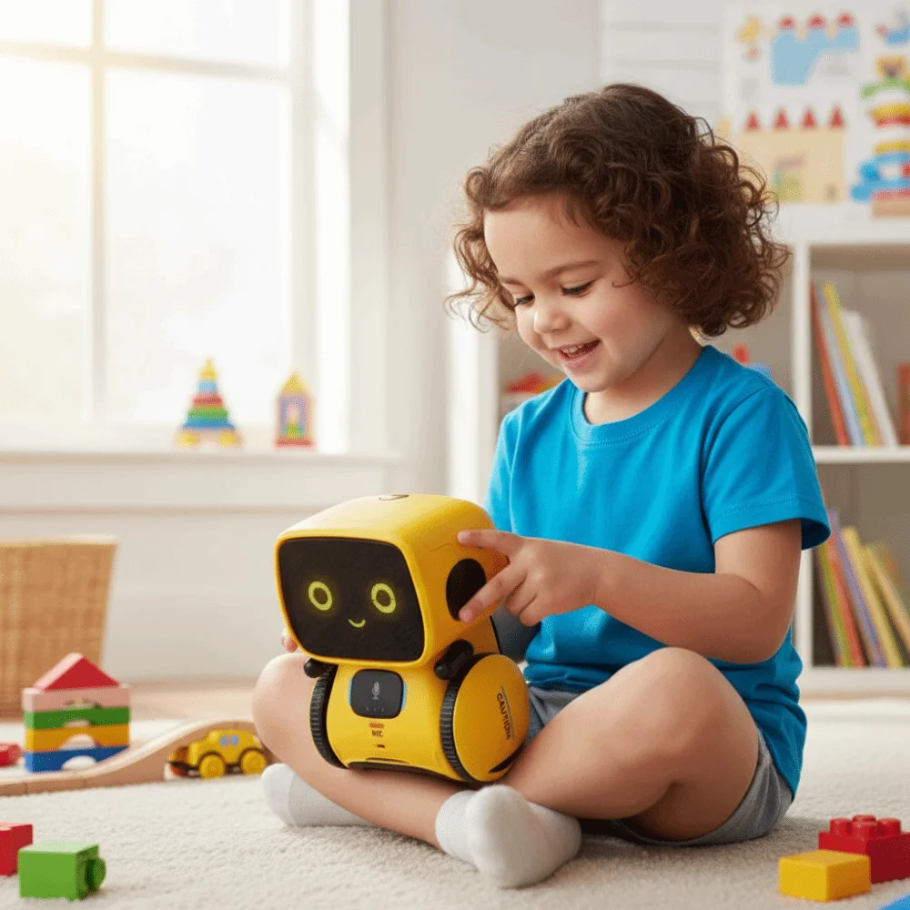 Voice Command Emo Robot Dance Function Singing Function Interactive Robot Repeating Function Touch Control Smart Robot For Girls