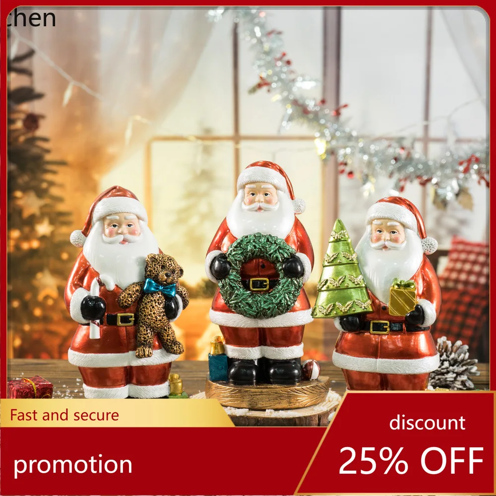 

ZML Decorative Ornaments Creative Home Christmas Decoration Holiday Christmas Gift Resin Crafts
