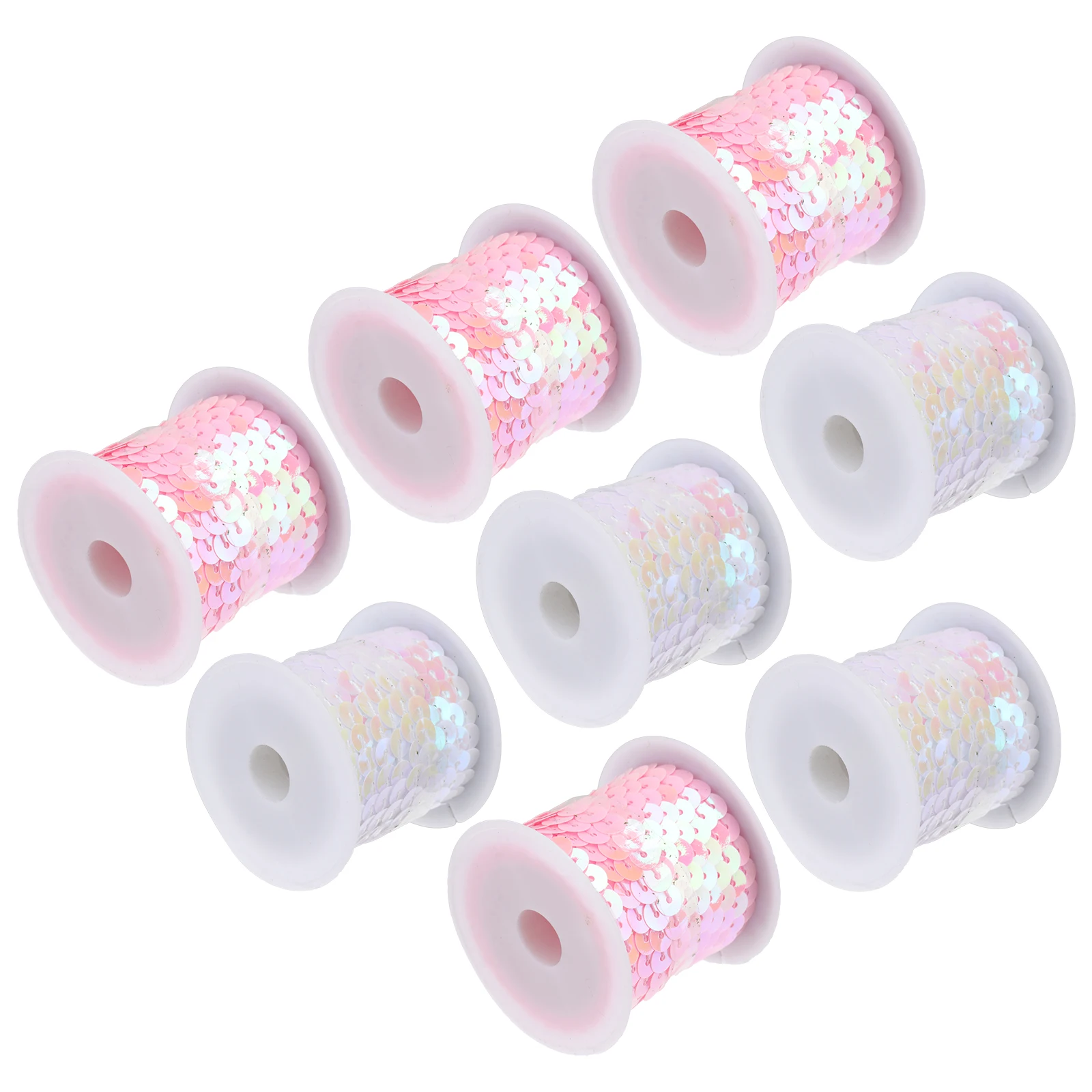 

10 Rolls Sequin Strip PVC DIY Decor Craft Accessories Materials Clothing Sequins Bright Color Exquisite Workmanship Practical
