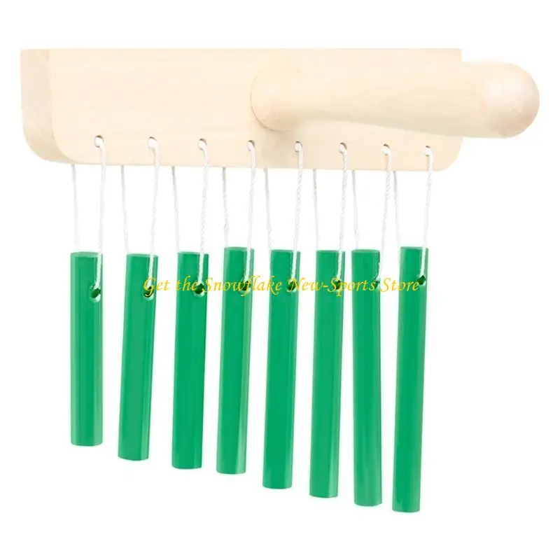 

E56D Metal Windchime Chimes Bells Set Hand Held Winds Chimes with Cord Children Toy