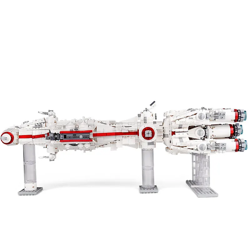 New 21003 Star Plan Toys MOC-10308 Blockade Runner Building Block Assembly Tantive IV Building Brick Set Kids Christmas Gift