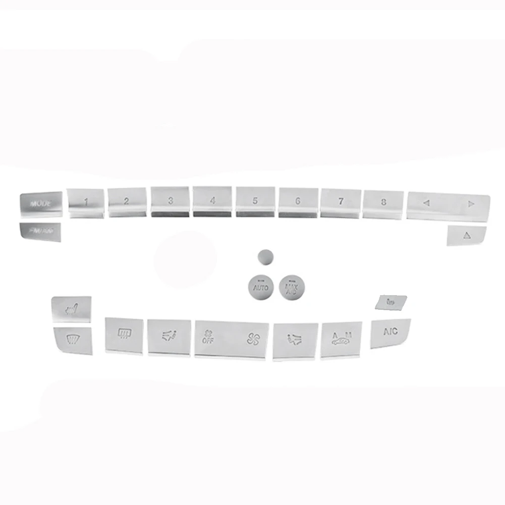 

Наклейки-накладки на кнопки панели управления кондиционером и CD-плеером для BMW F30 F32 2013-2019