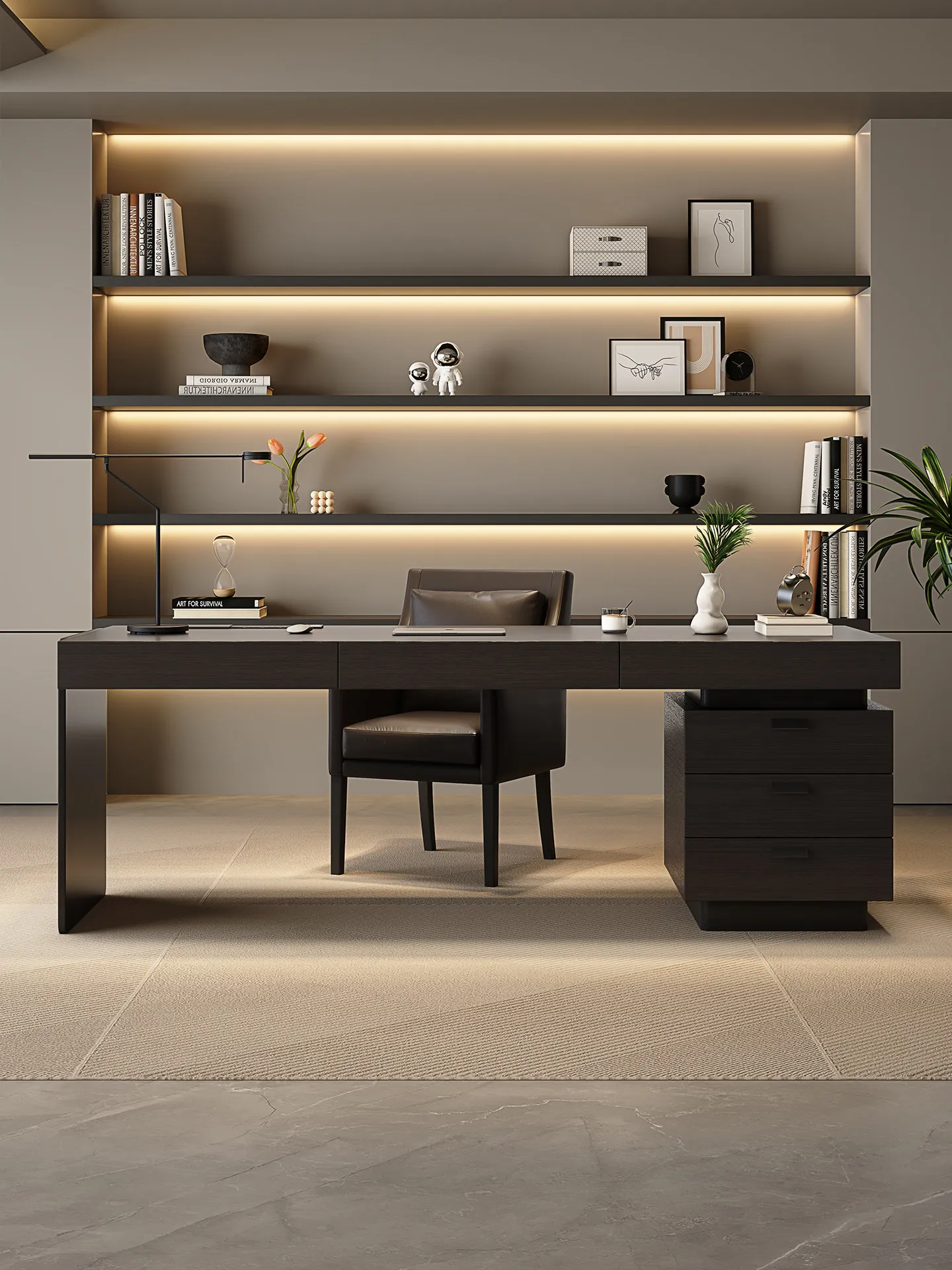 CX Minimalist Solid Wood Desk Home Premium Light Luxury Modern Simplicity, Computer, Desk