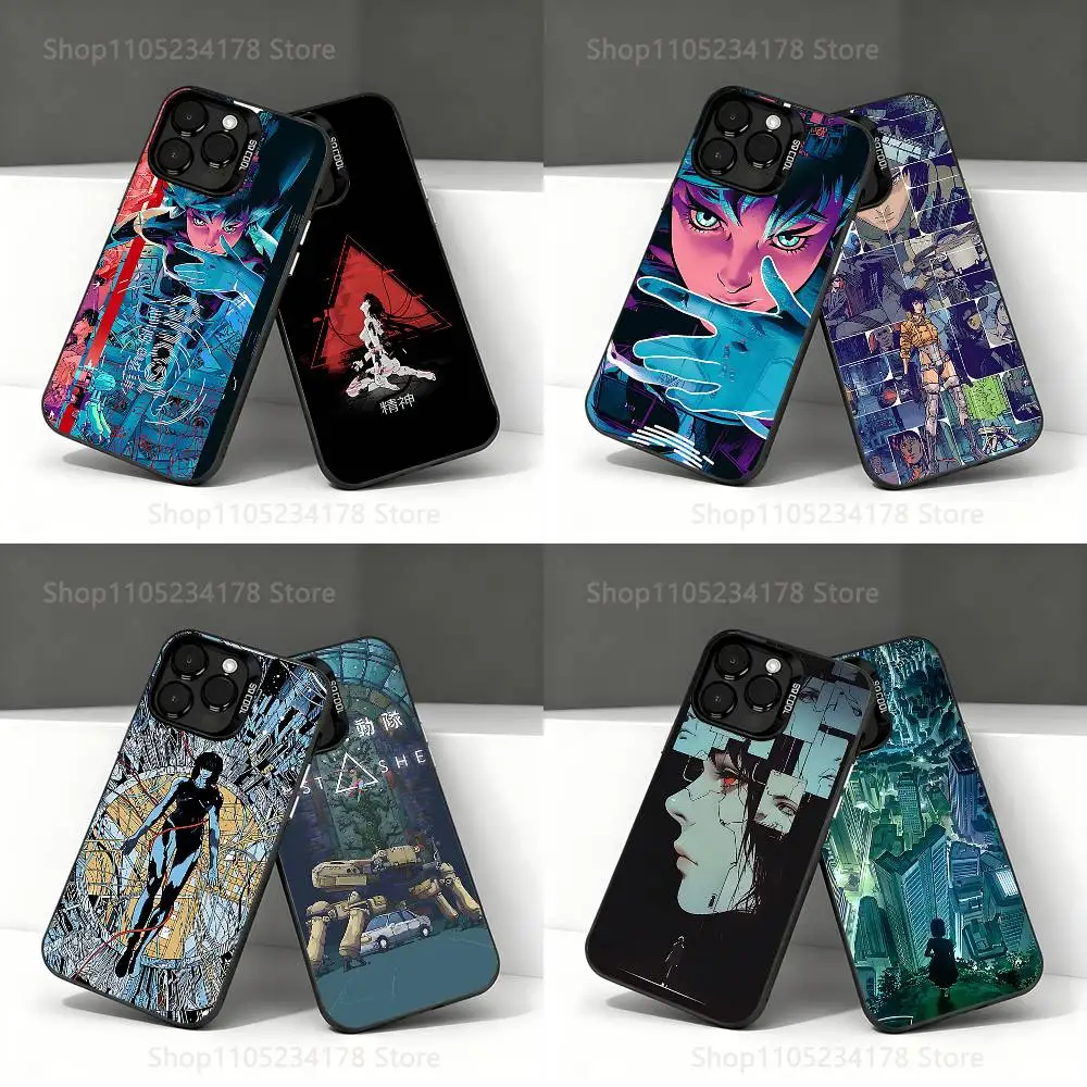 

Movie G-Ghost in the Shell Phone Case For iPhone 17,16,15,14,13,12,11,Pro,Max,Plus,E,Air,Mini Black IMD Cover