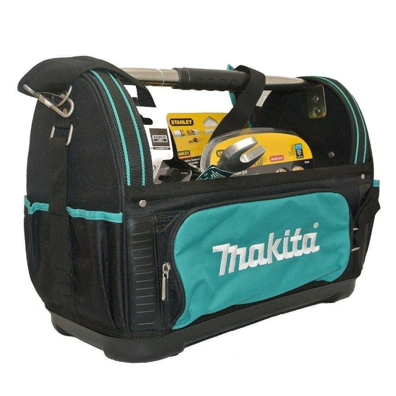 Imagem -04 - Makita-multifuncional Canvas Tool Bolsa Reforce Bolsa Portátil Tamanho Grande Heavy Open Tote Kit de Armazenamento Universal D51122