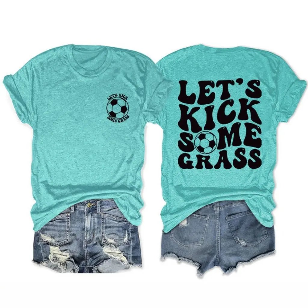 

Summer Casual Women's Short-sleeved T-shirt Double-sided Printed Distinctive Design for