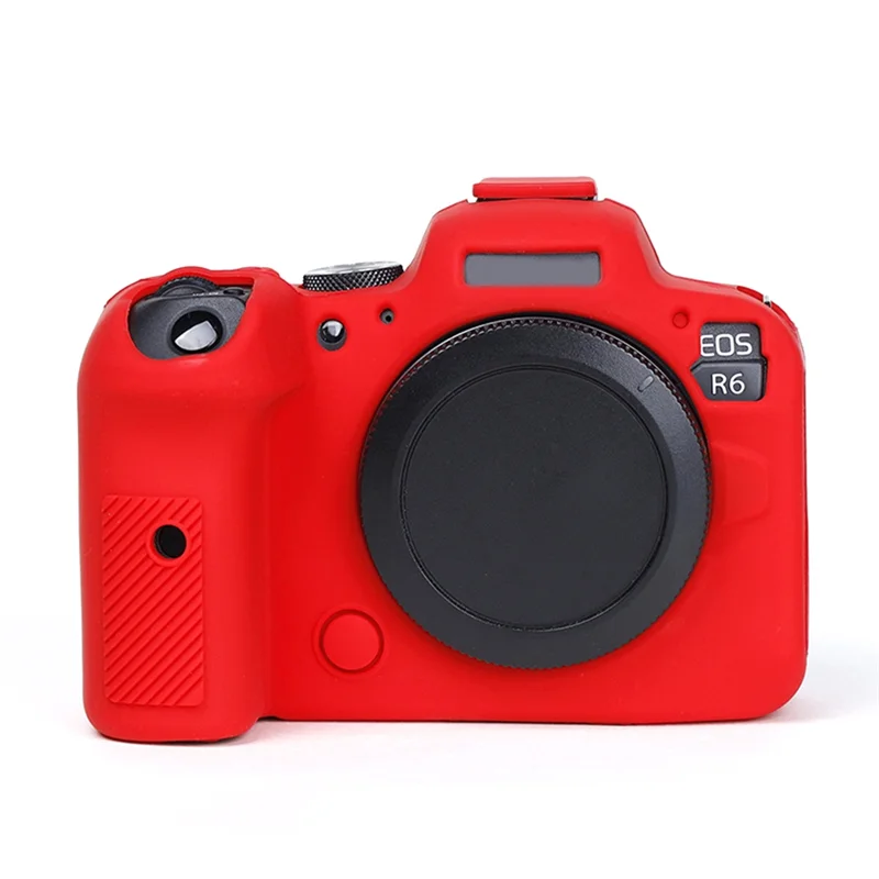 

ABZZ-Silicone Protective Case For Canon EOS R6 Mark II II Non-Slip, Dustproof, Scratchproof Soft Rubber Case With Enhanced Grip