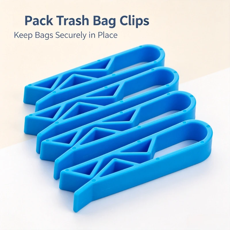 10/20PCS Household Garbage Bag Clips Trash Can Liner Holder Clamp Anti Slip Rubbish Bag Fixing Fastener Kitchen Tool
