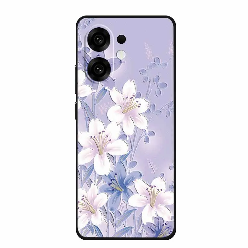 3D Emboss Case For Vivo S30 Phone Case Flowers Shockproof Silicone Soft TPU Back Cover Coque For Vivo S30 5G Case S 30 Funda Bag