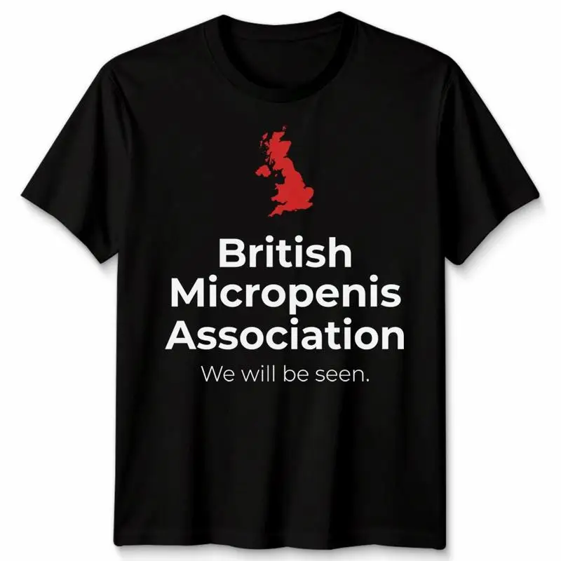 British Micropenis Association Funny Embarrassing Stag Do T-Shirt