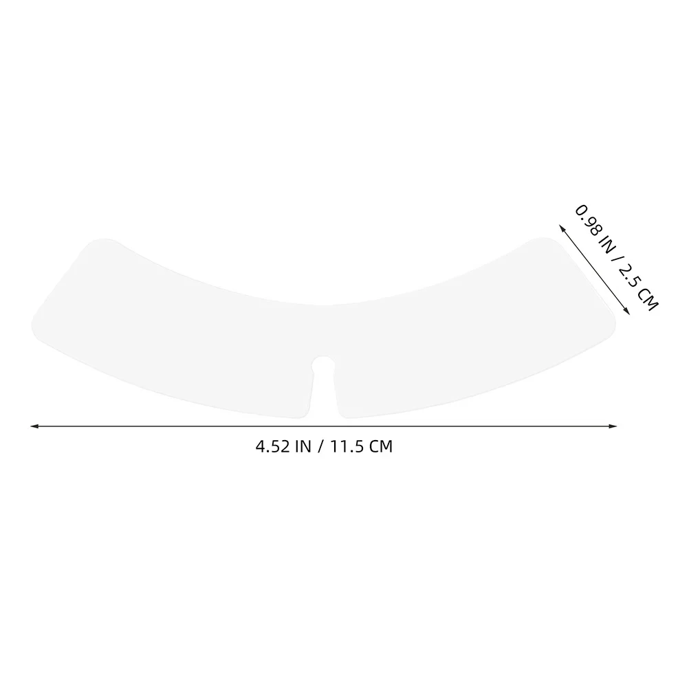 200 قطعة تبقى شفافة للرجال قمصان قمصان طوق دعم الملحقات قميص طوق قابلة لإعادة الاستخدام الوقاية من التجاعيد