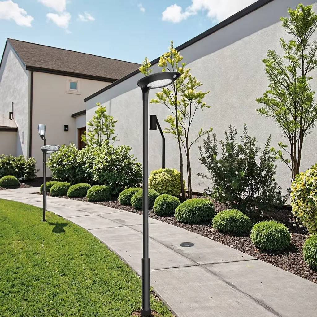 15W IP65 مقاوم للماء الألومنيوم صمام ثنائي باعث للضوء حديقة الطاقة الشمسية للفناء والمساحة الخارجية