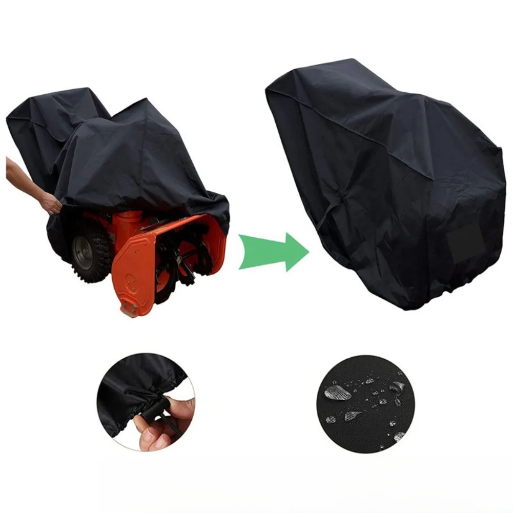 

Snow Blower Cover Protector 600D Oxford For Single-Stage Two-Stage Machines, Outdoor Weather Resistant Storage