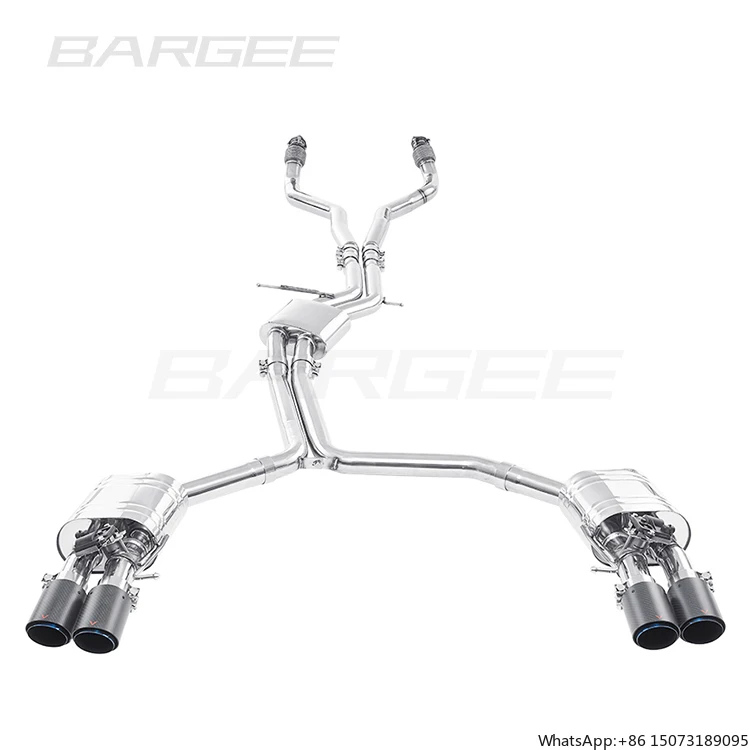 

Выхлопная система Bargee Performance Valvetronic Catback с даунпайпом для B8 S5 2012-2017 3.0T, нержавеющая сталь, 80 мм, Catback