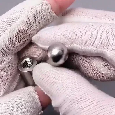2~10Pcs 304 Stainless Steel Internal Thread Cylindrical Pin OD4mm-10mm/M2-M6 Single Round Head Cylindrical Pin Fixed Shaft Pins
