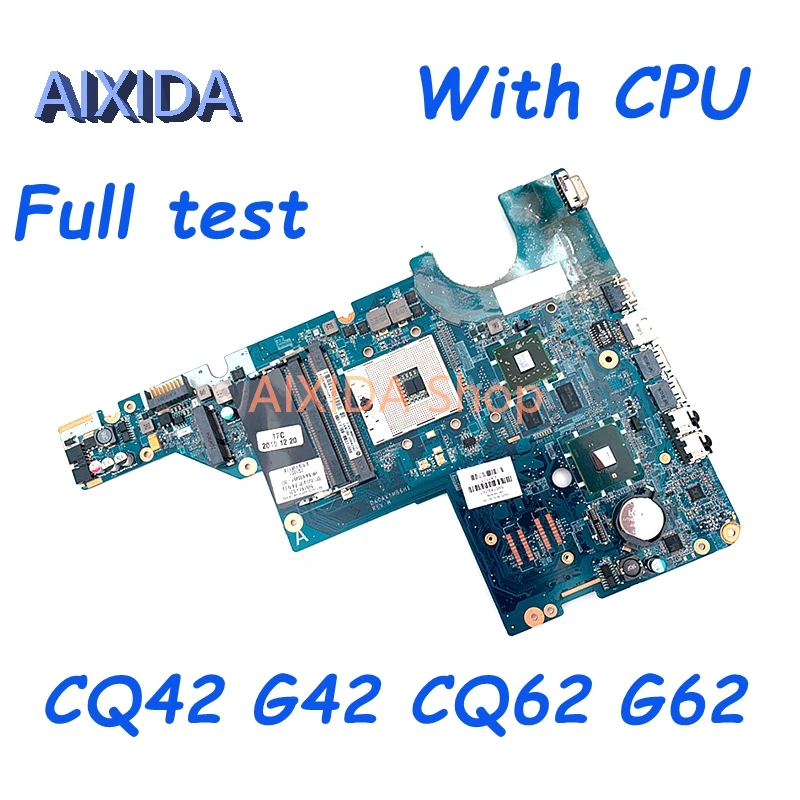 

AIXIDA DA0AX1MB6H1 615578-001 595183-001 615580-001 For HP Pavilion CQ42 G42 CQ62 G62 Laptop Motherboard HD5470 GPU HM55 DDR3