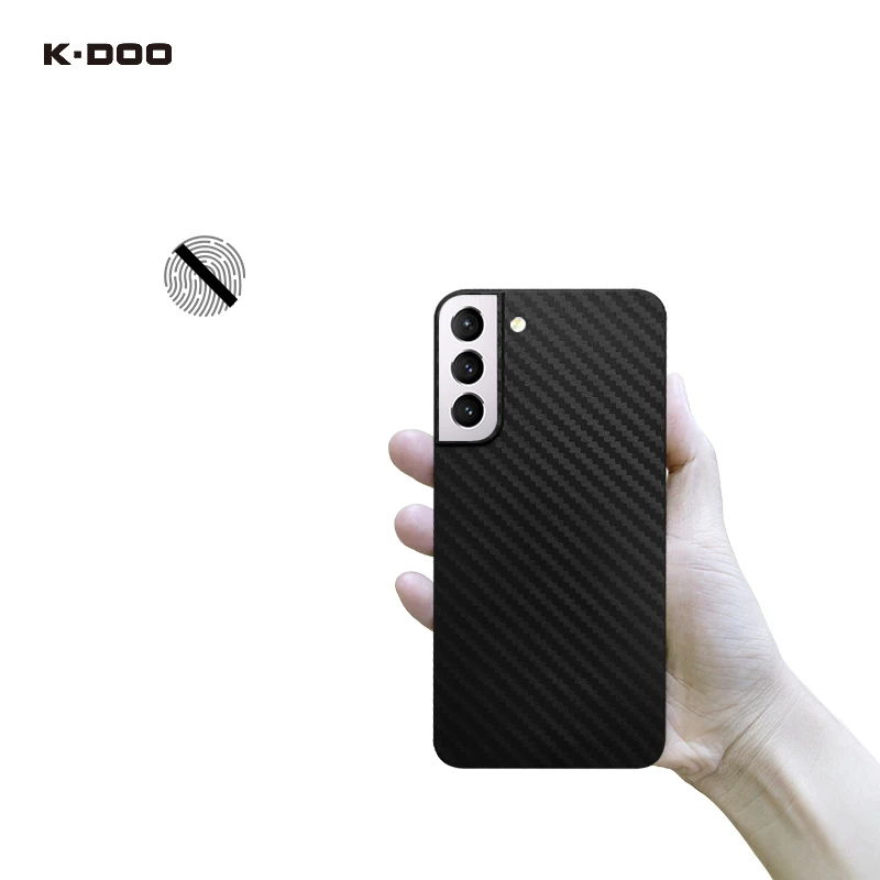 K-DOO Air Carbons PP Pattern Cases,Ultra Slim 0.35mm Thickness,Anti-Slip Back Cover,Ultra Thin,Samsung S22,S22 Plus,S22 Ultra