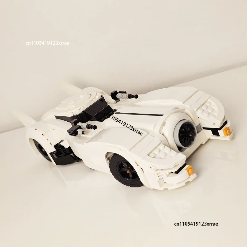 NEW 1989 Batmobil BatWhite City Supercars Building Block DIY MOC Idea Roadster Brick Christmas Toy Car Gift Sport Coupe Birthday