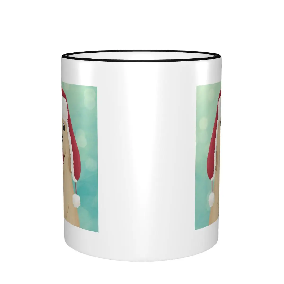 Winter Golden Retriever Mug Funny Ceramic Coffee Cups Tea Mugs Milk Cup Drinkware Gifts for Woman Man