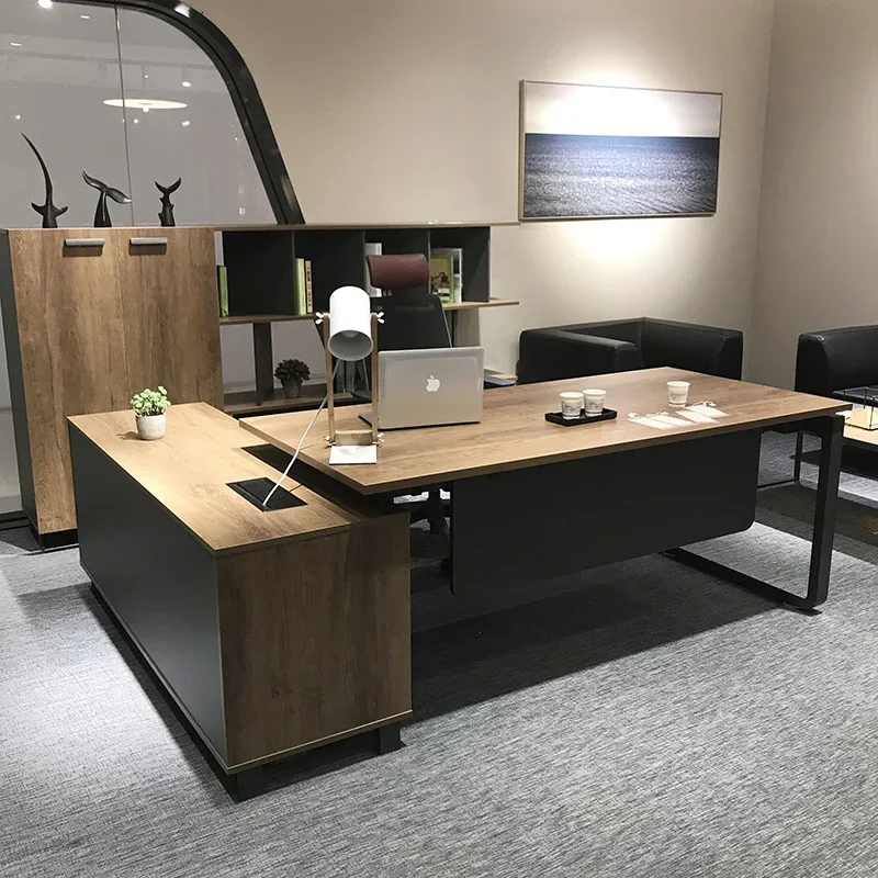 Room Desk Reception Office Work Executive Desks Offer Professional Furniture Minimalist Corner Home Accessories Ufficio Offices