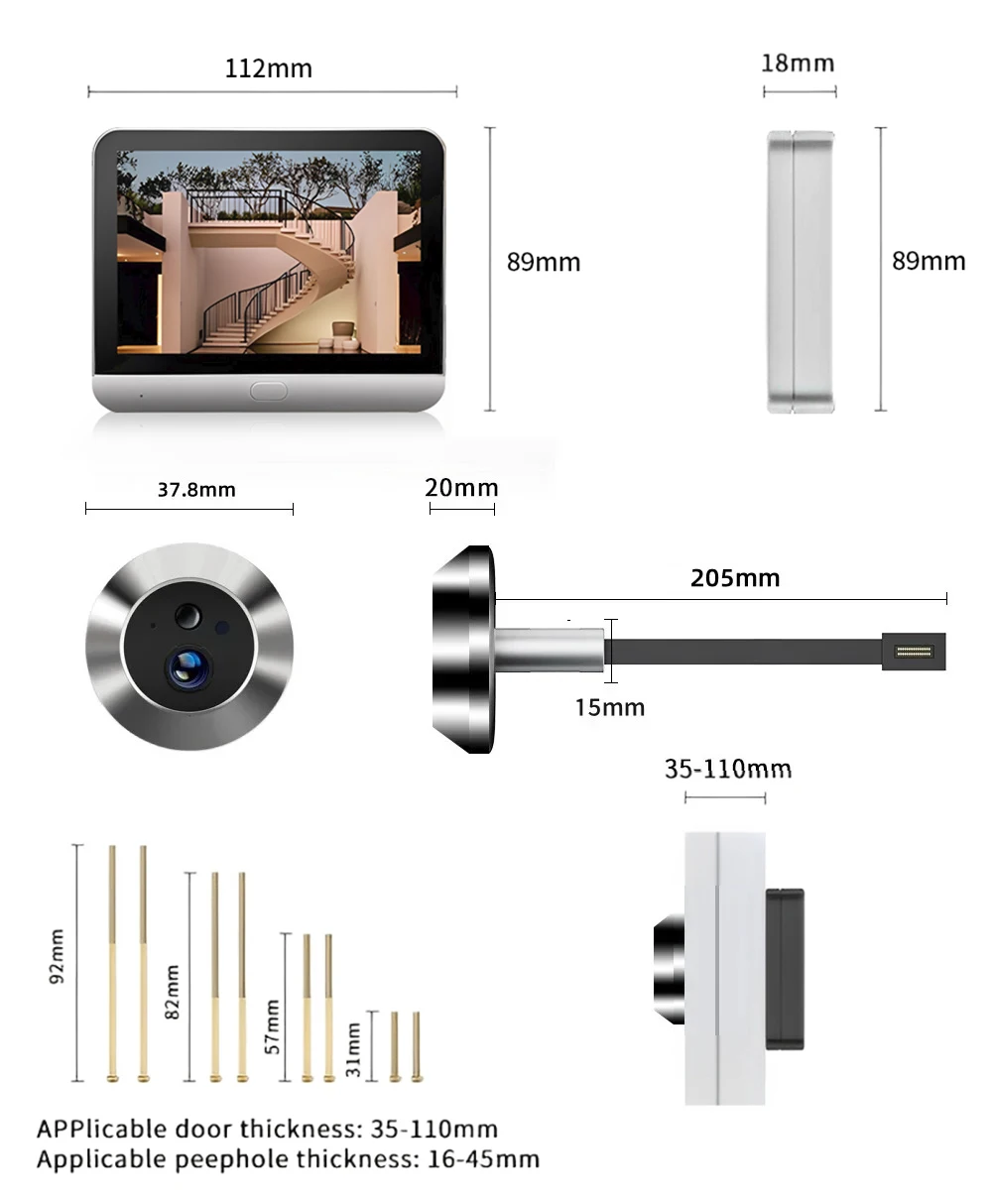 Рисунок 6 - 2025 Мини-глазок Tuya Smart 130
