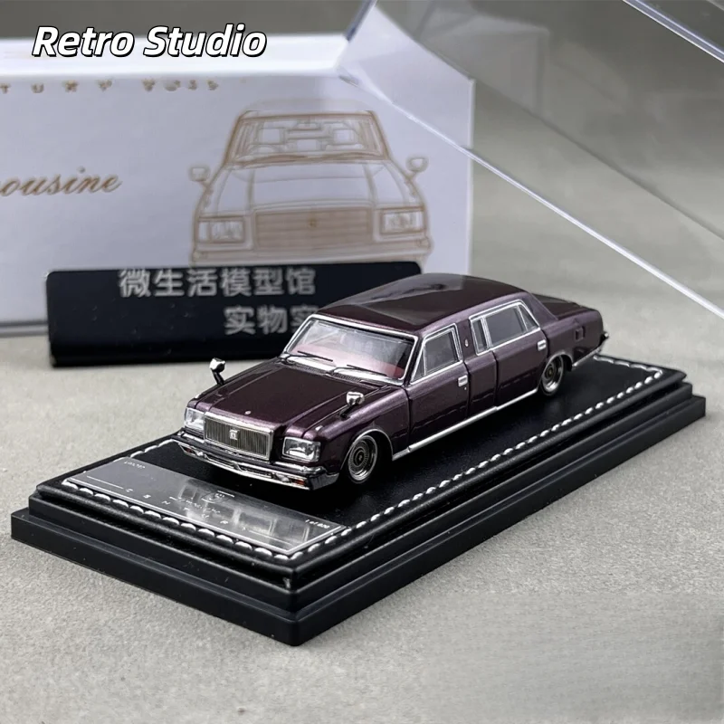 retro-studio-1-64-toyota-century-cast-alloy-car-model-a-gift-toy-for-friends-an-adult-collection-decoration-item